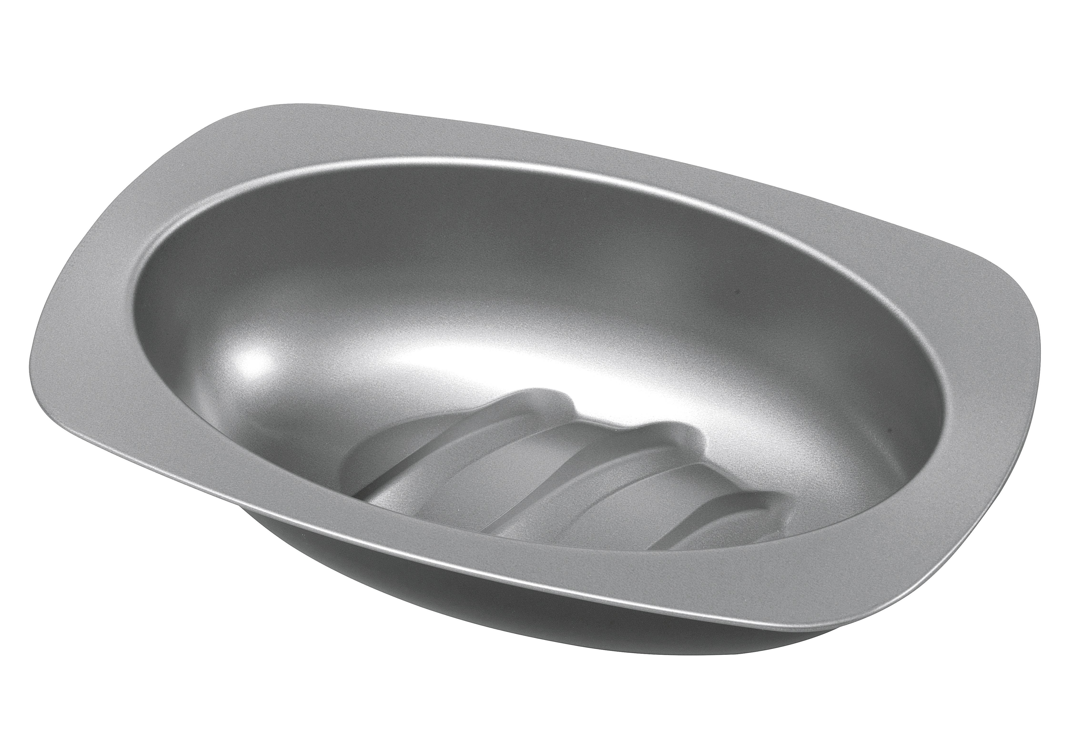 Kaiser Inspiration Brotbackform oval 32 cm, Brotform für 750g Brote, Kastenform Kuchen Brote,