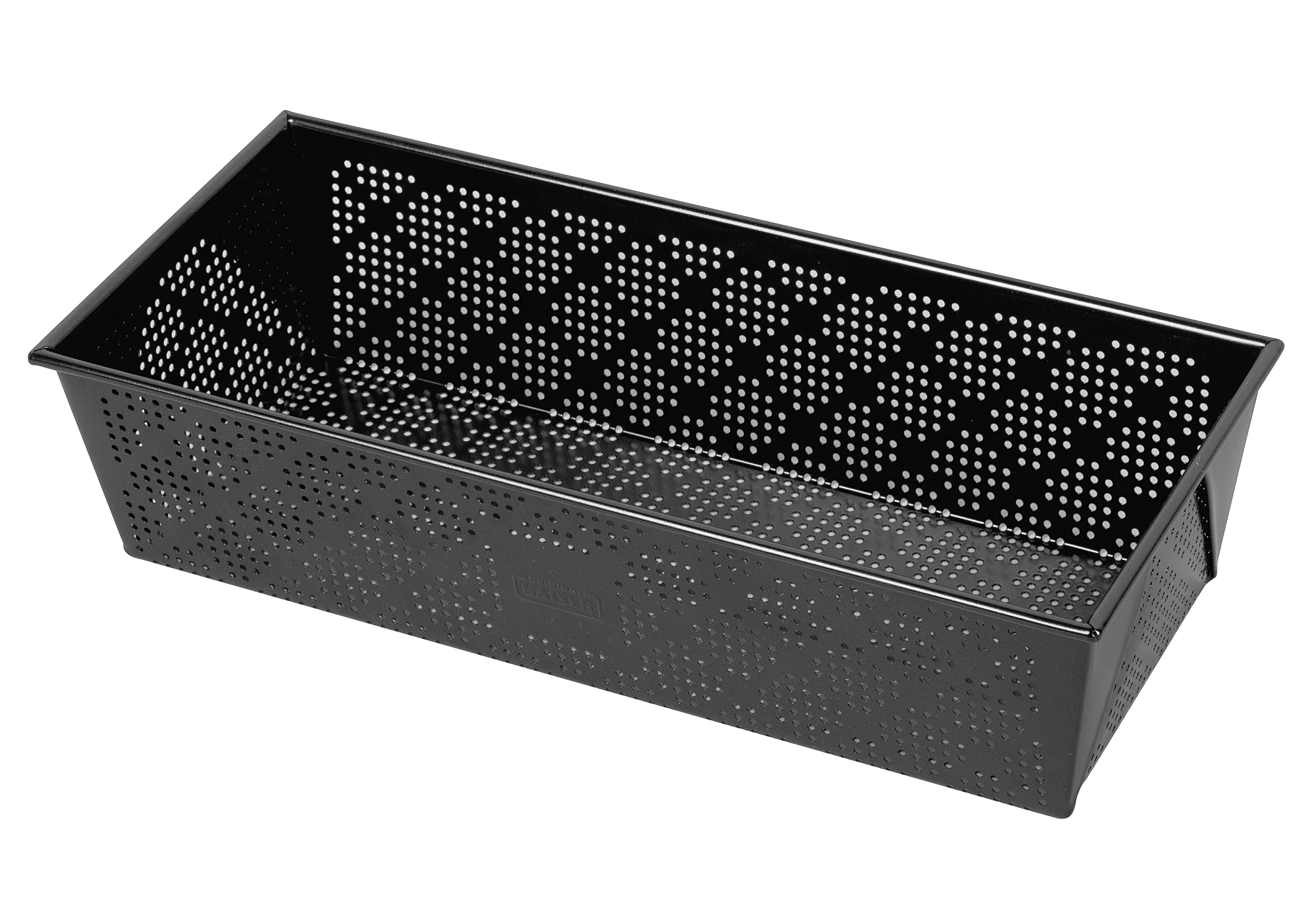 Kaiser Inspiration Brotbackform perforiert 35 cm, Backform für 1500g Brote, Kastenform Kuchen