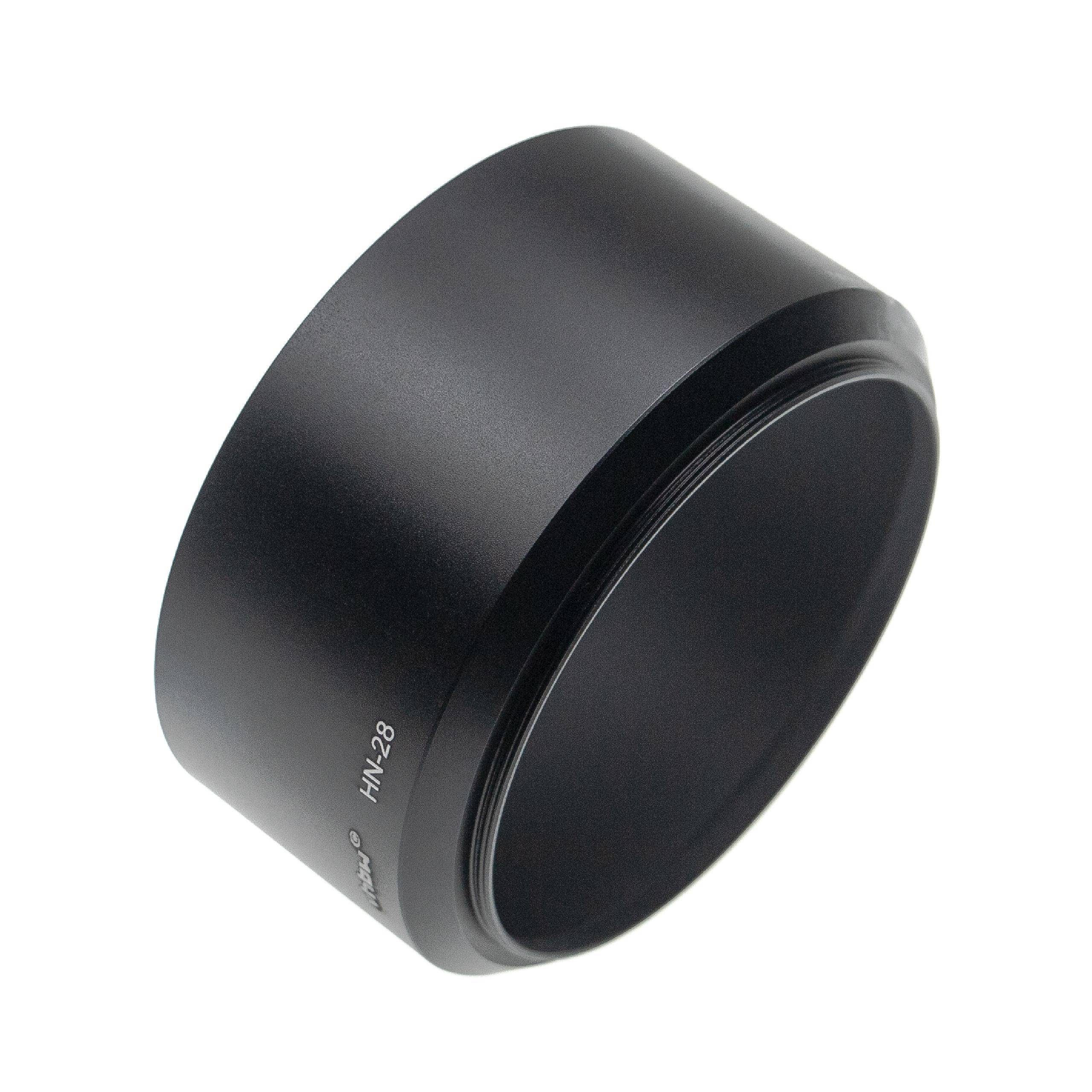 vhbw Gegenlichtblende kompatibel mit Teleobjektiven ab 80 mm | mit 77 mm Durchmesser, Matt-Schwarz, Metall, rund, 4,3 cm-2