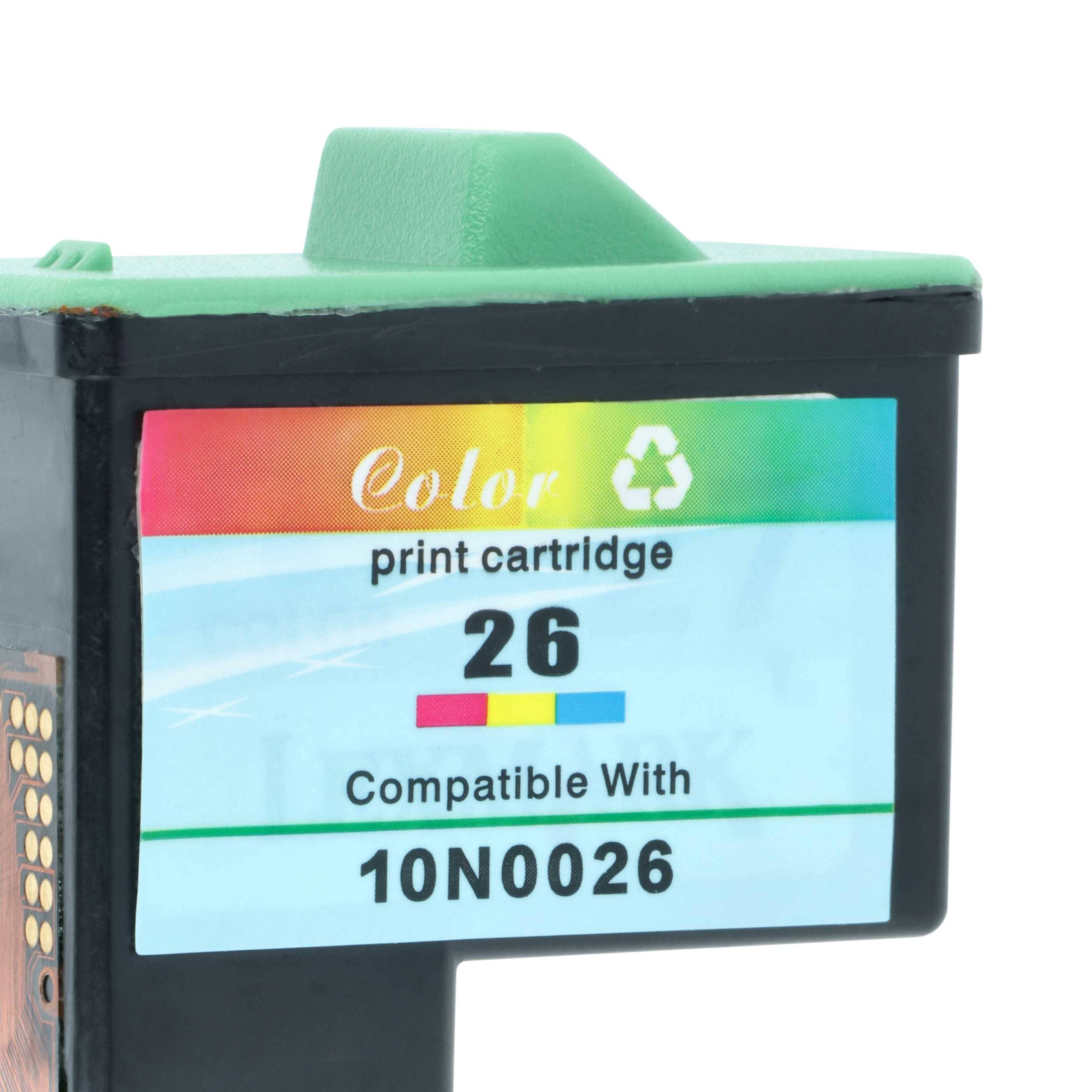 vhbw Tintenpatrone Cyan/Magenta/Yellow kompatibel mit Lexmark x1190 | x1180, x1185, x1170, x1250, x1195, x1196 Drucker-3