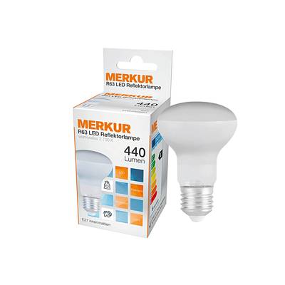 MERKUR LED Reflektorlampe R63 6 Watt 440 Lumen (vgl. 40W), E27 6 W A++ 0 Birne