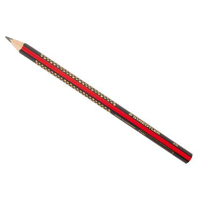 STAEDTLER Bleistift 1285 Jumbo Schreiblernstift HB rot/schwarz