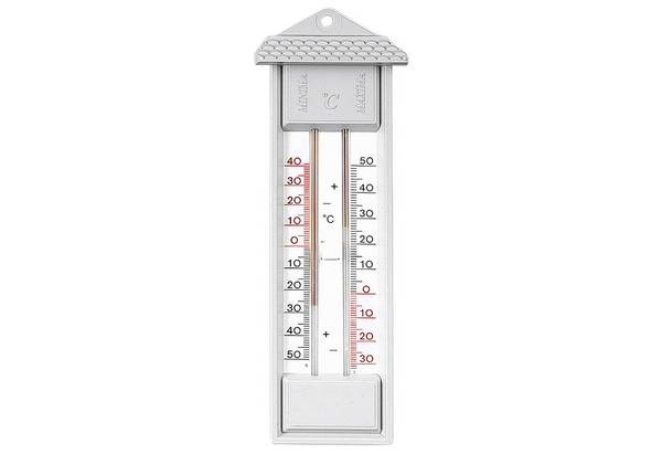 TFA-Dostmann 10.3014.14, Flüssigkeitsumgebungs-Thermometer, Indoor/Outdoor, Analog, Grau