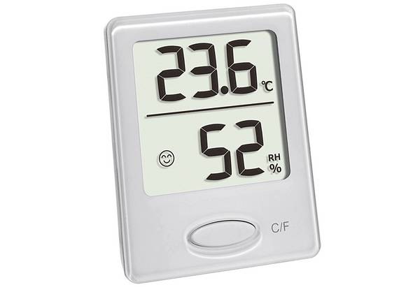 TFA-Dostmann Thermo-Hygrometer digital, zur Kontrolle von Innentemperatur und Luftfeuchtigkeit