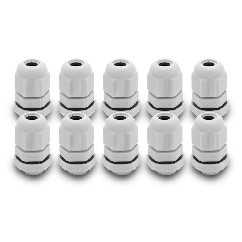 Symbolbild für Sicherungskasten IP65 Aufputz 36 Module + 40 Kabelverschraubungen M12- M25 Feuchtraum Verteiler Set