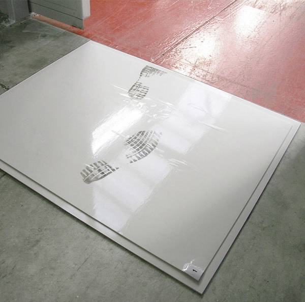 COBA Europe WC000011 Clean-Step Reinraum-Matte (L x B x H) 0.8 m x 0.6 m x 6.5 mm  Weiß