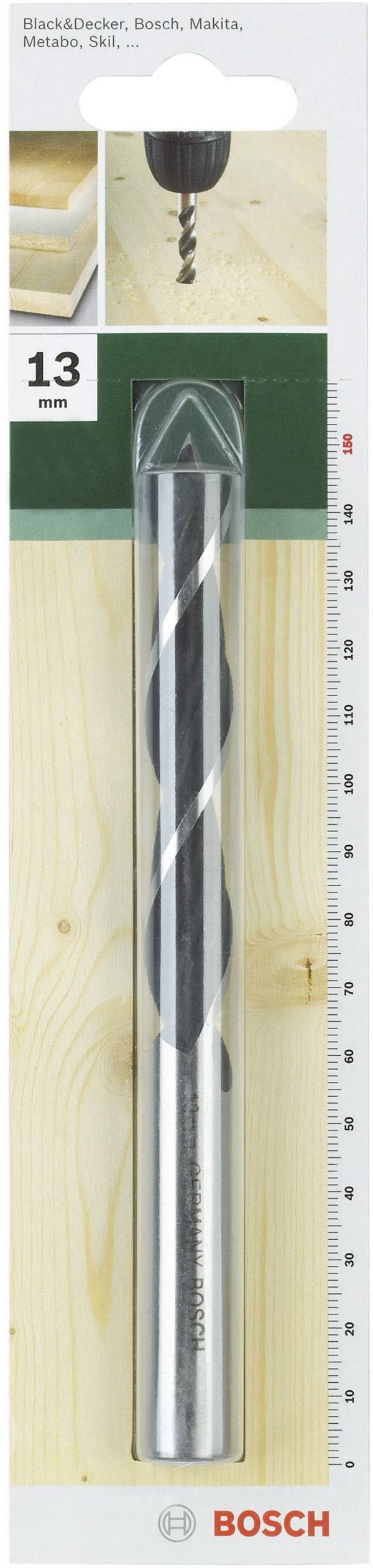 Bosch Accessories 2609255200 Holz-Spiralbohrer 3 mm Gesamtlänge 60 mm Zylinderschaft 1 St.