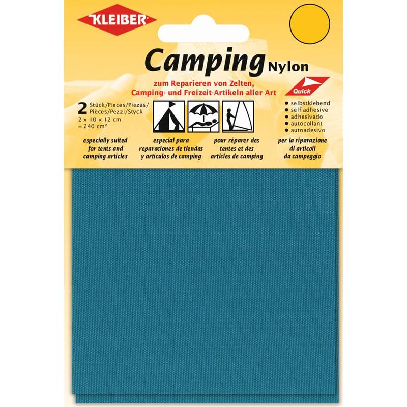 KLEIBER Camping-Flicken, Nylon, selbstklebend, azur-0