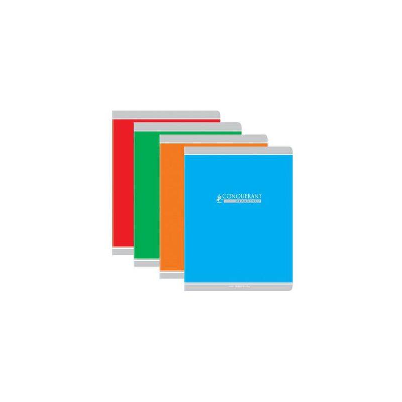CONQUERANT CLASSIQUE Cahier 240 x 320 mm, Seyès, assorti-0
