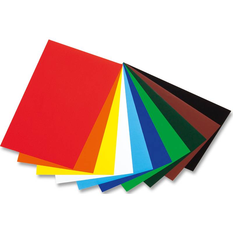 folia Glanzpapier, (B)350 x (L)500 mm, farbig sortiert-0