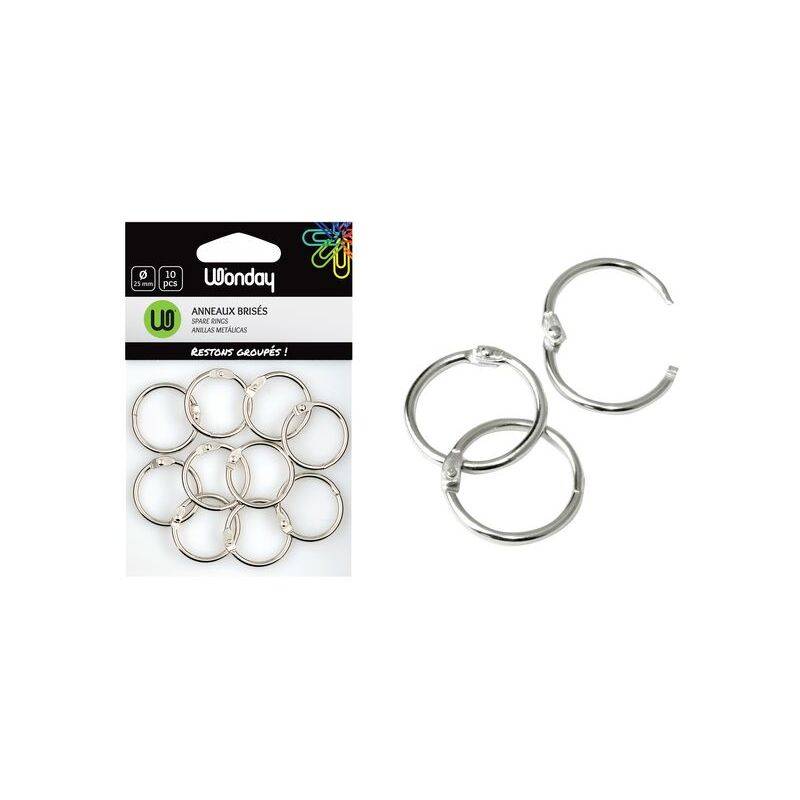 Wonday Verbindungsringe, Durchmesser: 30 mm, aus Metall-0