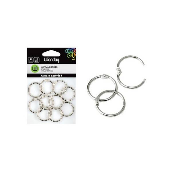 Wonday Verbindungsringe, Durchmesser: 30 mm, aus Metall