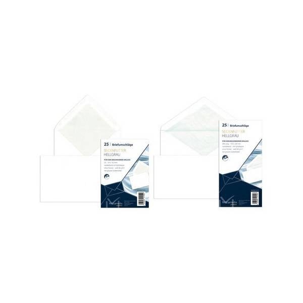 MAILmedia Briefumschlag Offset weiß mit Seidenfutter, C6