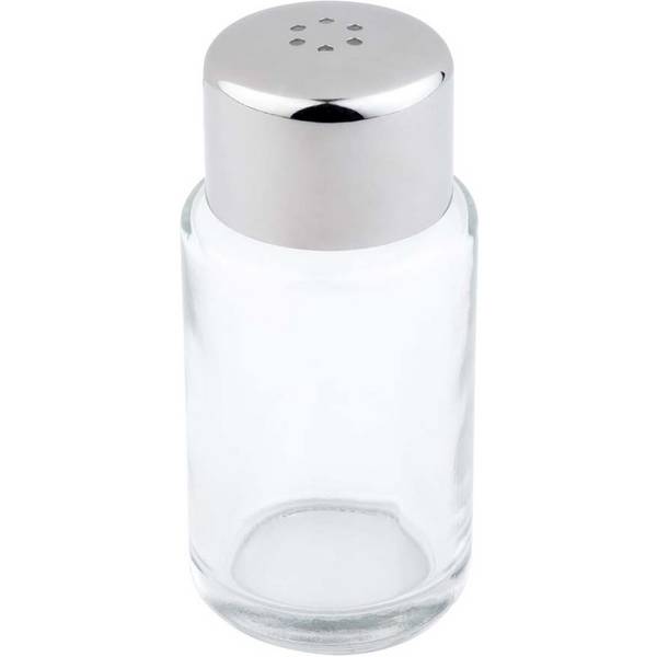 APS Salz- und Pfefferstreuer, Glas/Edelstahl, 6 Löcher