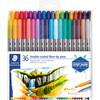 Doppelfasermaler Twin-tip pen VE=36 Farben