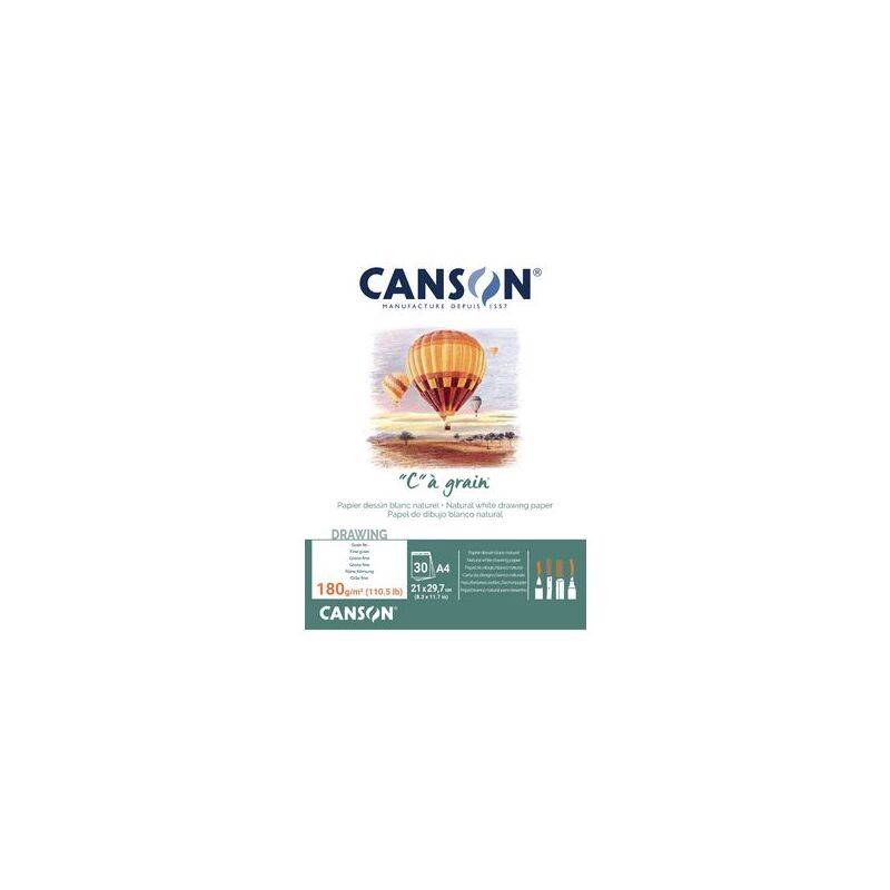 CANSON Zeichenpapierblock "C" à grain, DIN A3, 224 g/qm-0