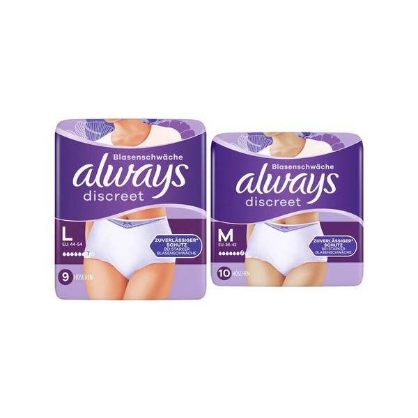 always discreet Inkontinenz-Höschen Pants Plus, Größe: L