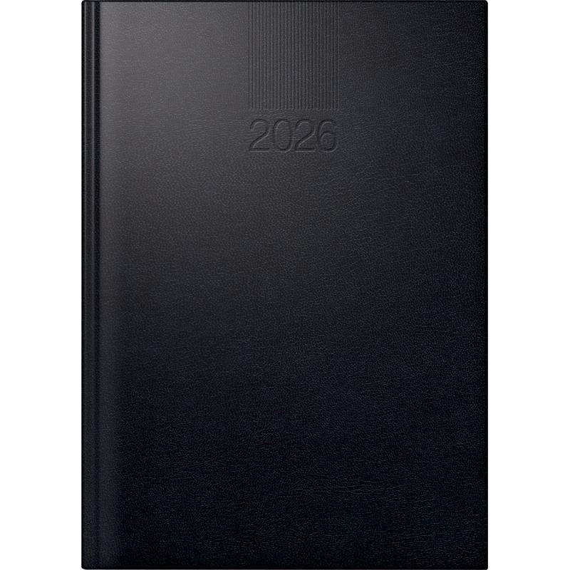 rido idé Buchkalender "ROMA 1 Balacron", 2026, schwarz-0