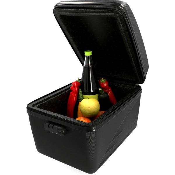FISCHER Fahrrad-Isolier-Gepäckträgerbox, schwarz