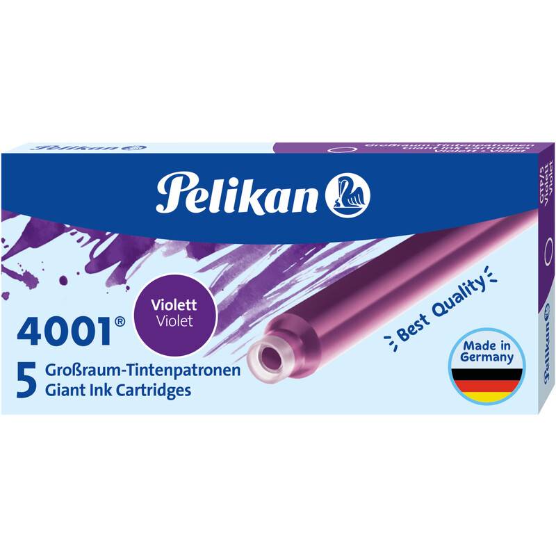 Pelikan Großraum-Tintenpatronen 4001 GTP/5, violett-0