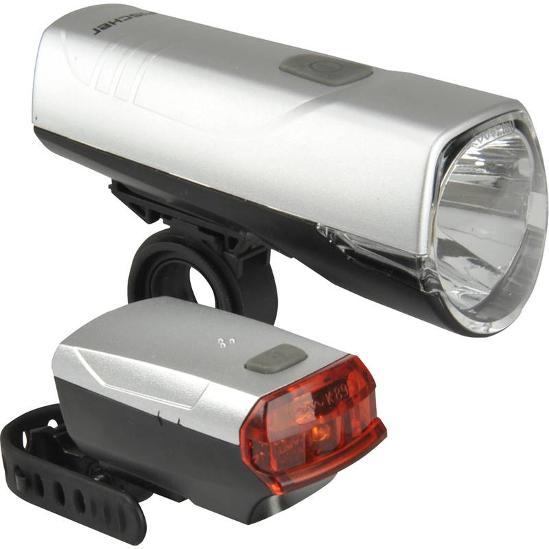 FISCHER Fahrrad LED-Beleuchtungs-Set 20/10 Lux-0