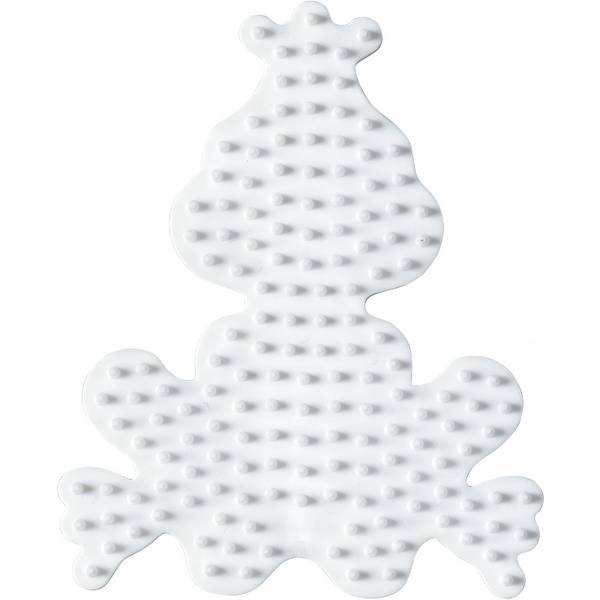 Hama Stiftplatte "kleiner Frosch", weiß