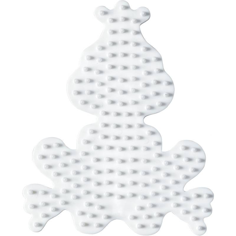 Hama Stiftplatte "kleiner Frosch", weiß-0