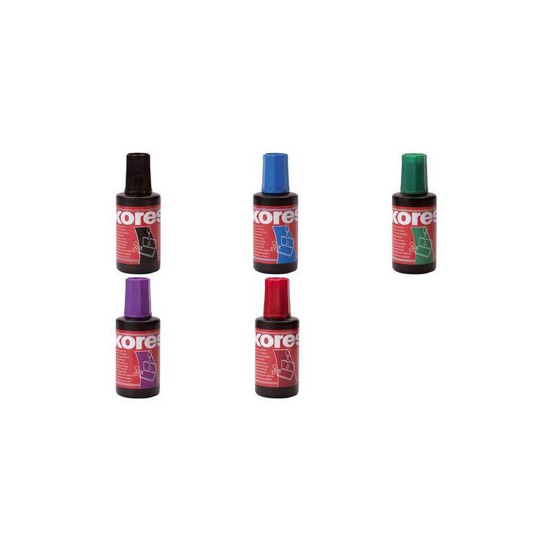 Kores Stempelfarbe, Inhalt: 28 ml, violett-0