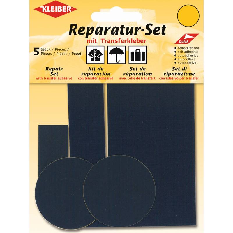 KLEIBER Flicken-Reparatur-Set, dunkelblau-0