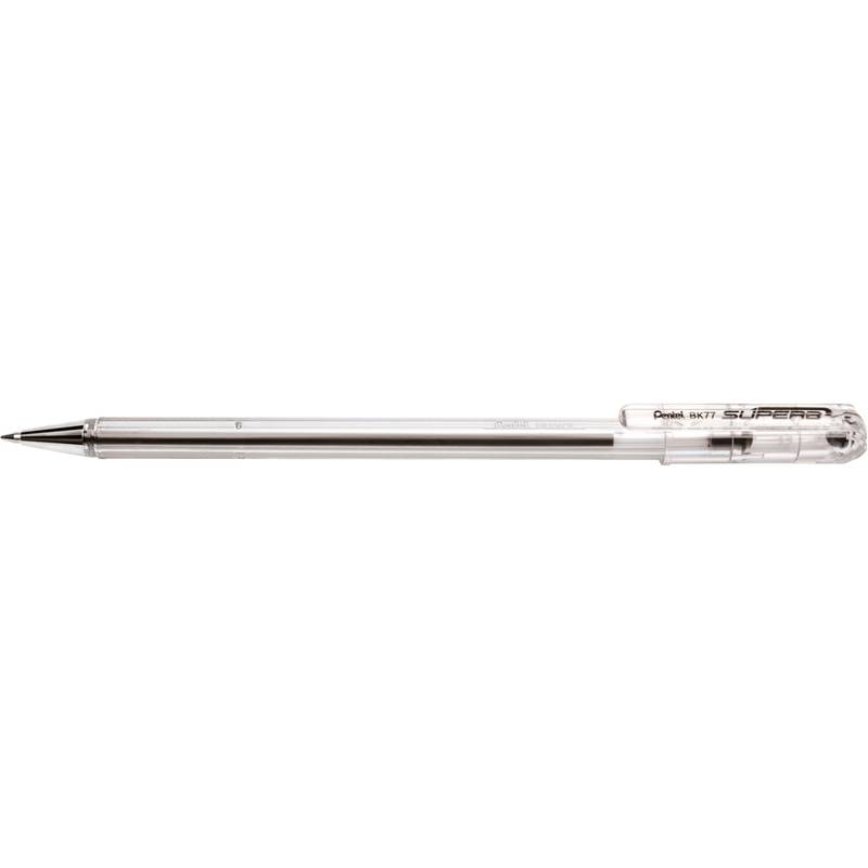 Pentel Kugelschreiber SUPERB BK77, schwarz-0