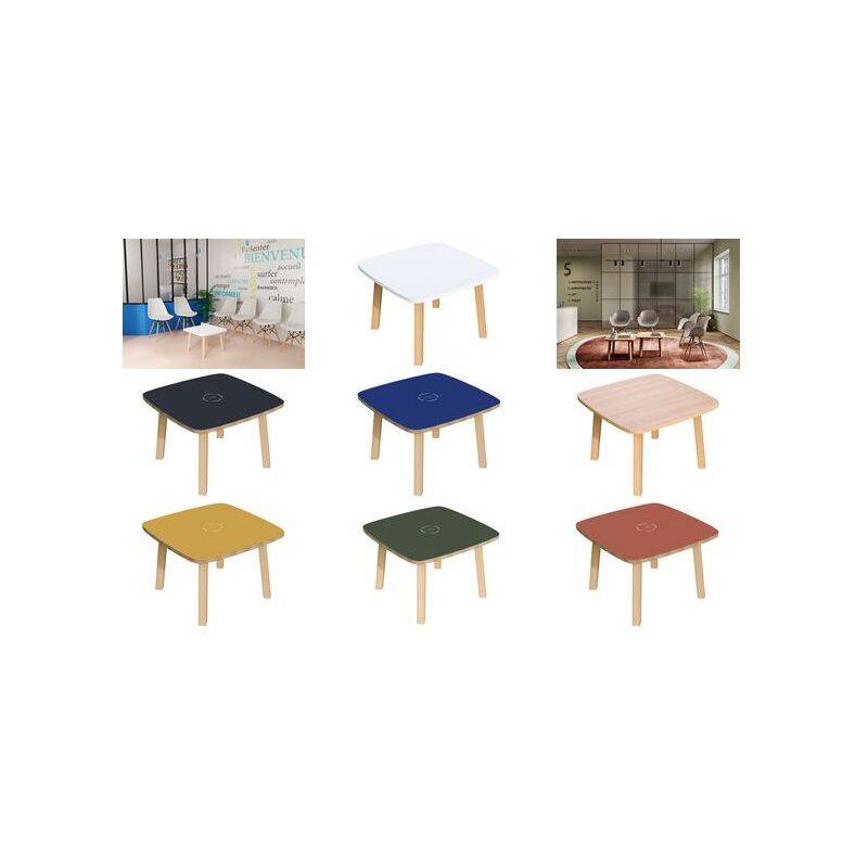 Beistelltisch Woody TB60.10.13 60x60cm buche/weiß-0
