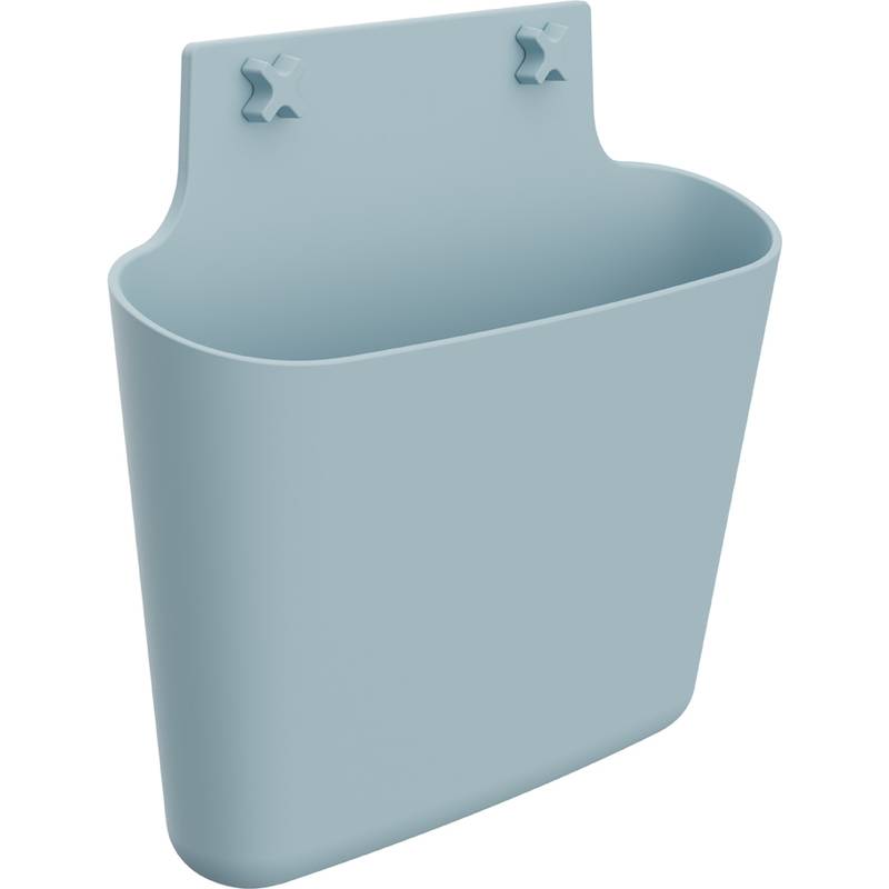 PAPERFLOW Wand-Prospekthalter XL, 1 Fach, DIN A4, blau-0