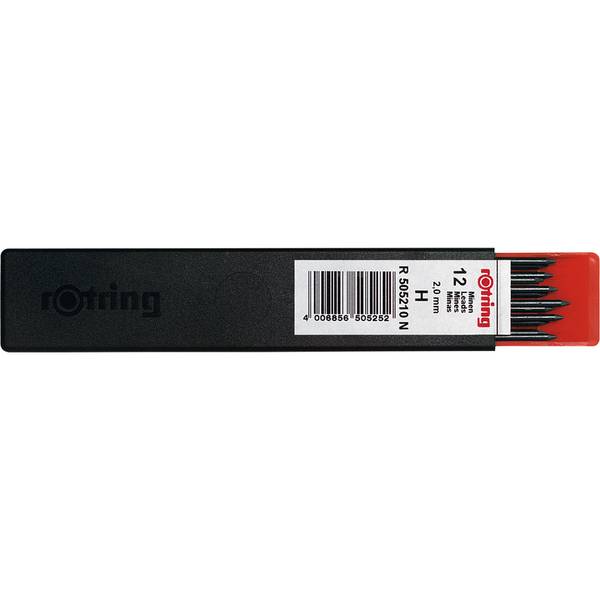Rotring Leads for 2.0 mm HB Pencils, HB, 2 mm