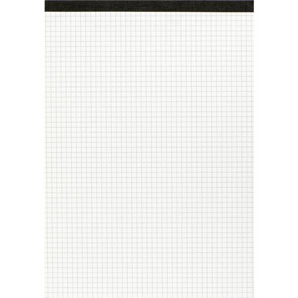 herlitz Notizblock ohne Deckblatt, DIN A4, 50 Blatt, kariert