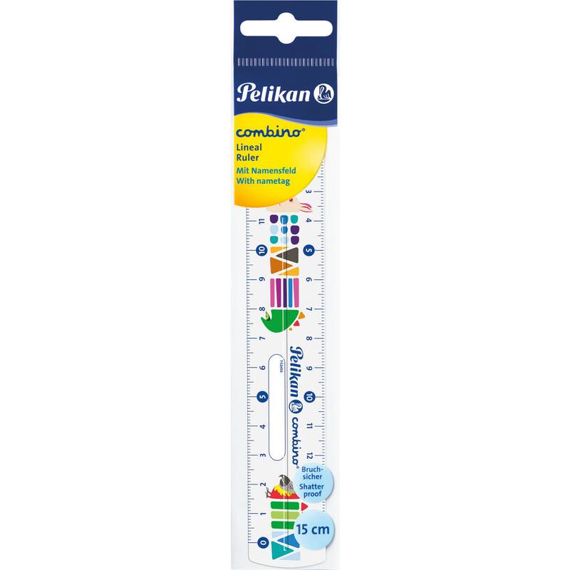 Pelikan Lineal combino, 150 mm, transparent-0