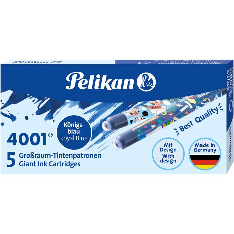 Pelikan Tintenpatrone 4001 GTP/f/5 k-blau(Folie)i.50er-0