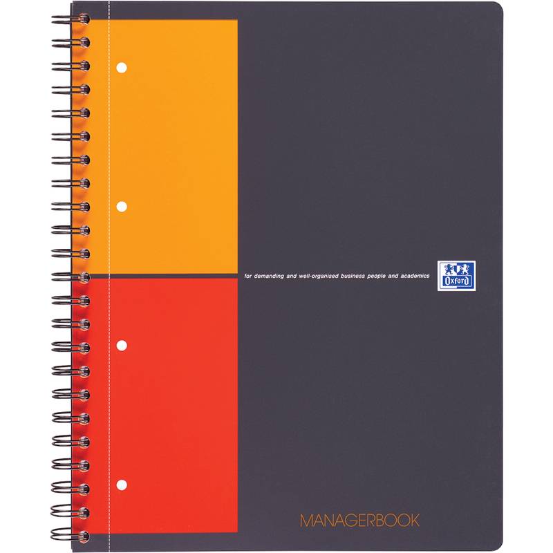 Oxford International Collegeblock "MANAGERBOOK", DIN A4+-0