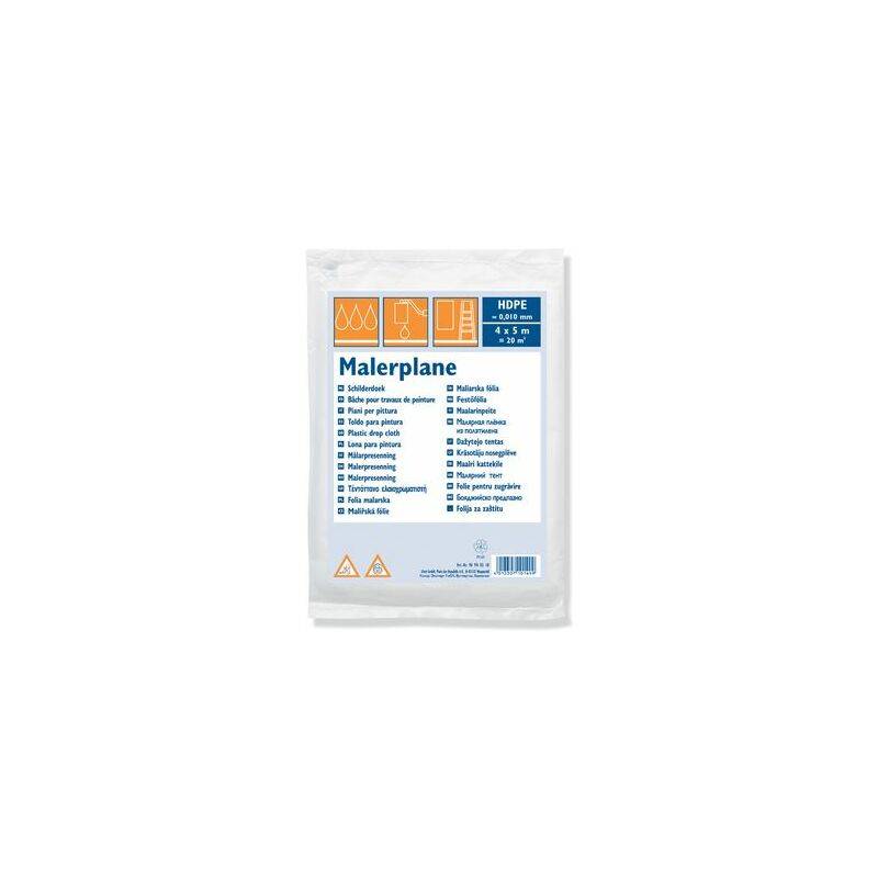 WESTEX Abdeckfolie, HDPE, 10 my, transparent, 4 x 12,5 m-0