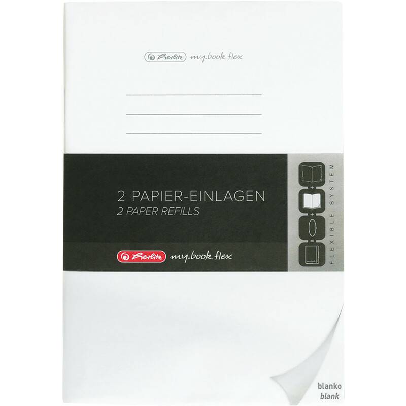 herlitz Papier-Ersatzeinlagen für Notizheft my.book flex, A5-0