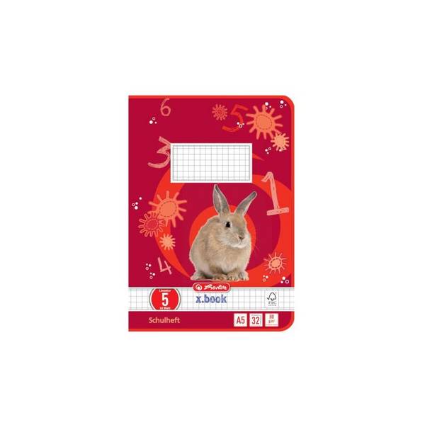 herlitz Schulheft x.book Lineatur 5 kariert DIN A5 300004201