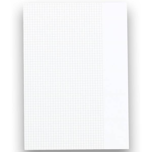 herlitz Kanzleipapier, DIN A3/DIN A4, kariert, mit Rand