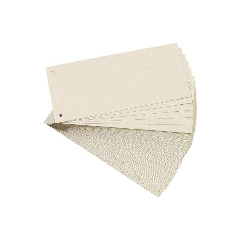 herlitz Trennstreifen, für DIN A4, Manila-Karton, chamois-0