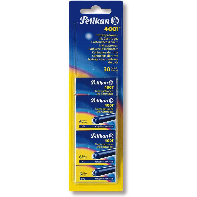 Pelikan Standard-Tintenpatronen 4001 TP/6, königsblau-0