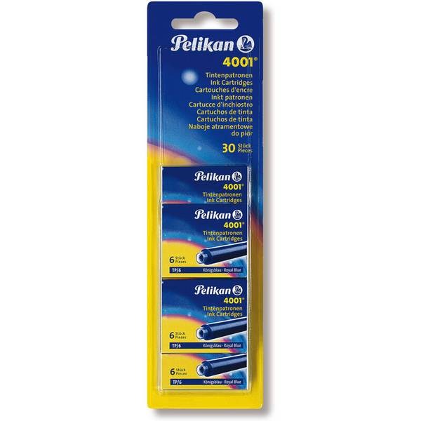 Pelikan Standard-Tintenpatronen 4001 TP/6, königsblau