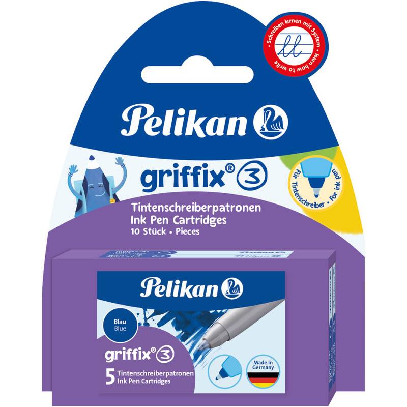 Pelikan griffix Tintenschreiber-Patronen, auf Blisterkarte-0