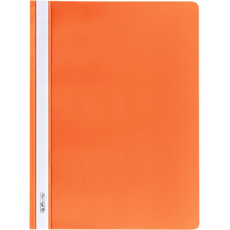 herlitz Schnellhefter, DIN A4, aus PP-Folie, orange