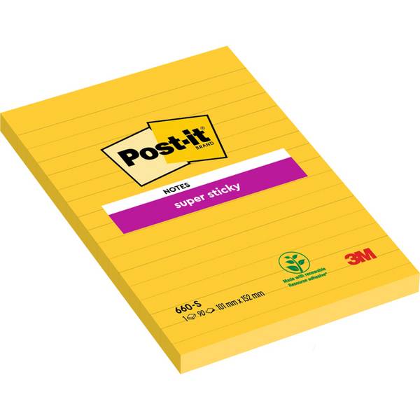 Haftnotizen Super Sticky 102x152mm