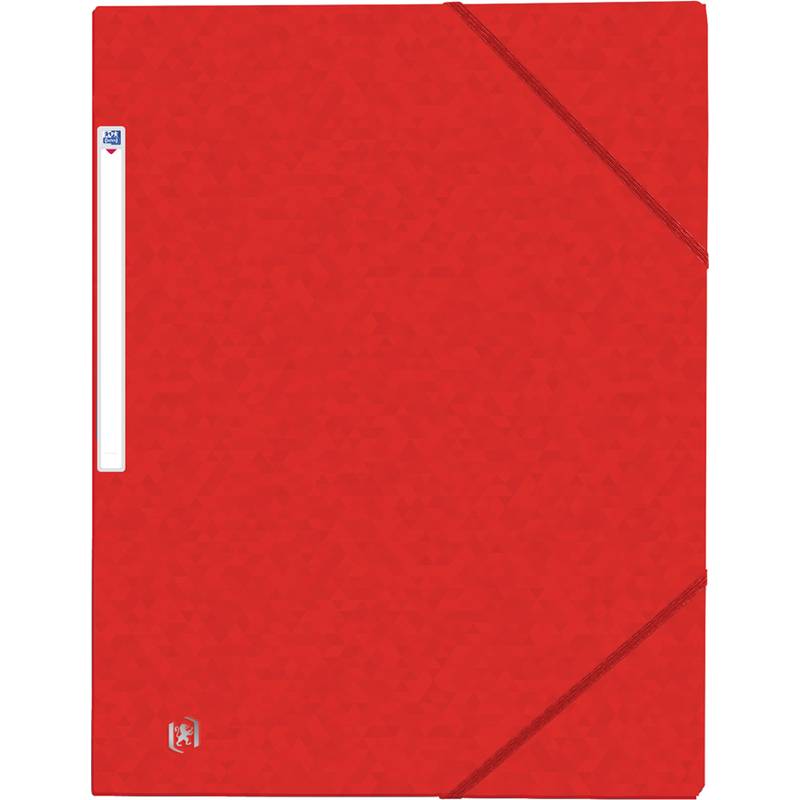 Oxford Eckspannermappe Top File+, DIN A4, rot-0