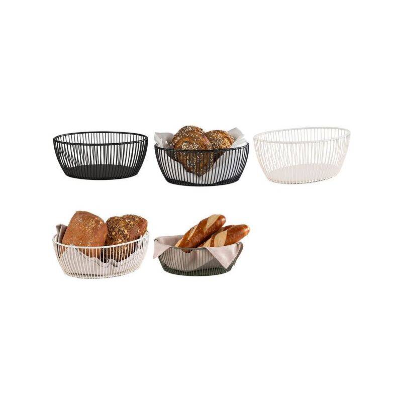 APS Brot- und Obstkorb SVART, oval, 240 x 190 mm, schwarz-0