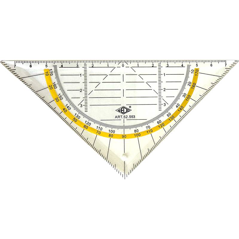 WEDO Geometriedreieck, flexibel, Hypotenuse 160 mm-0